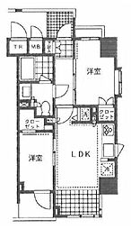 プライムアーバン池袋 2LDKの間取図画像