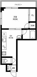 Ｌｅ・Ｃｌａｉｒ 1階1DKの間取り