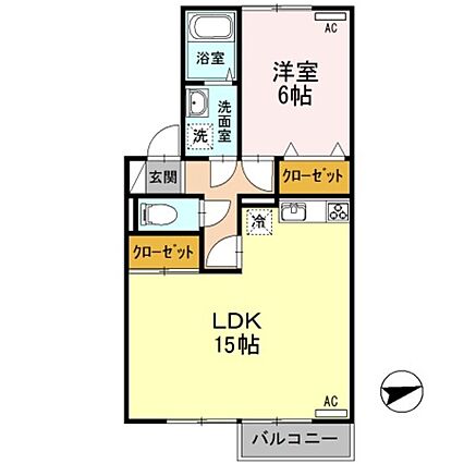 サンライズ・タカB_間取り_0