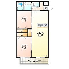 物件の間取り
