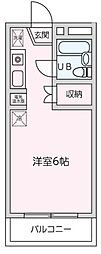 ストークレジデンスナカザワ 1Kの間取図画像