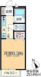 メゾンソレジオ 1階/-