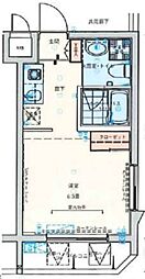 バージュアル横濱あざみ野 2階ワンルームの間取り