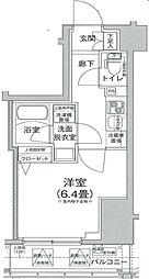 ティモーネ横浜サウス 1Kの間取図画像