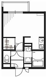 リブリ・サンヴィレッジ23 1Kの間取図画像
