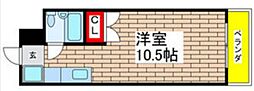 カーサ錦糸町 ワンルームの間取図画像