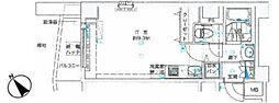 PRESTIGE東長崎 ワンルームの間取図画像