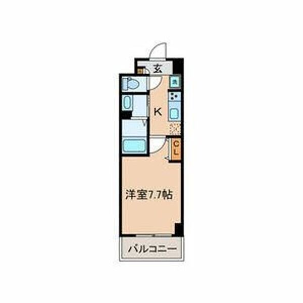 東京都町田市原町田４丁目(賃貸マンション1K・4階・25.20㎡)の写真 その2