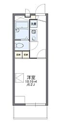 レオパレスエフ 1Kの間取図画像