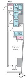 COMFORIA要町 ワンルームの間取図画像