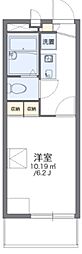 レオパレスデルタ 1Kの間取図画像