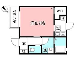 SUNTOPIAVIT ワンルームの間取図画像