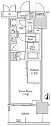ブルックサイドレジデンス木場 2Kの間取図画像
