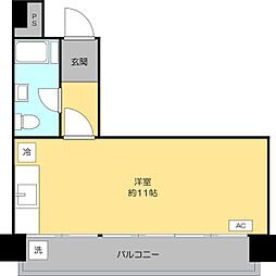 メゾン滝野川 ワンルームの間取図画像