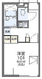 レオパレスホープ 1Kの間取図画像
