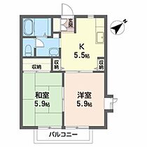 ウィンディＢ 201 ｜ 宮城県仙台市宮城野区福室７丁目6-37（賃貸アパート2K・2階・38.50㎡） その2