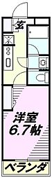 YouNet3 1Kの間取図画像