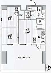 アリビス東十条 3Kの間取図画像