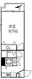 CENT亀有 2階1Kの間取り