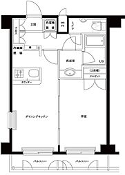 ルーブル鷺宮 1DKの間取図画像