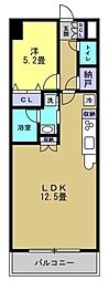 エコロジー千葉みなとレジデンス 1LDKの間取図画像