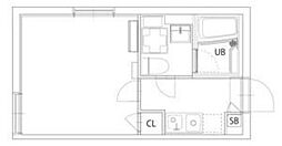 CITY WALK下板橋 1階1Kの間取り