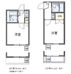 レオパレス朝霞第2 1Kの間取図画像