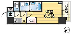 ワールドアイ神戸ハーバーランド3 1Kの間取図画像