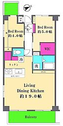 メゾンピア3 2LDKの間取図画像
