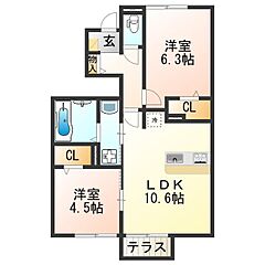 物件の間取り