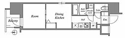 オーパスホームズ川口 1DKの間取図画像