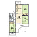 さつき住宅25号棟4階7.9万円