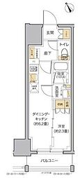 リビオメゾン田端 1DKの間取図画像