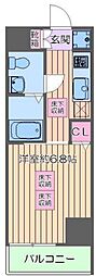 ルネスアヴニール 1Kの間取図画像