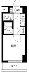 ヴェルステージ大森西 1Kの間取図画像