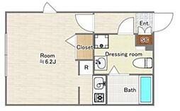 MODULOR大泉学園 1Kの間取図画像