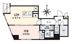 VISTA豊島 1LDKの間取図画像