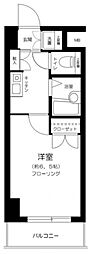 都営三田線 千石駅 徒歩2分の賃貸マンション 7階1Kの間取り