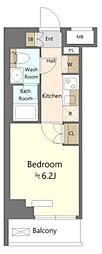 SHOKEN Residence川崎大師 1Kの間取図画像