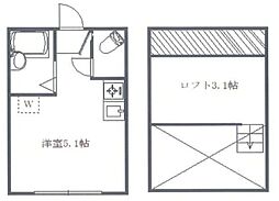 アーバンプレイス高円寺3 ワンルームの間取図画像