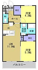 物件の間取り