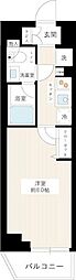 HY'screcer清澄白河 1Kの間取図画像