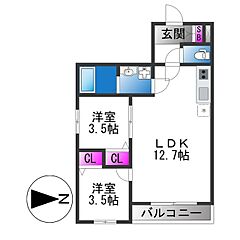 物件の間取り