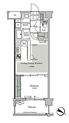 ParkCube西ヶ原STAGE 1LDKの間取図画像