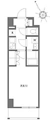 AZEST堀切菖蒲園2 1Kの間取図画像