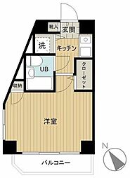 トーシンフェニックス荻窪 1Kの間取図画像