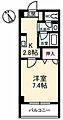JRBハイツ倉敷4階3.5万円