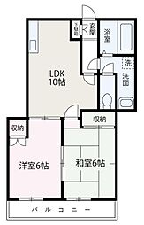 ビラ・エクセレント 2LDKの間取図画像