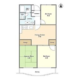 グリーンコーポ金田ユング 2階