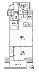 ステージグランデ錦糸町2 1LDKの間取図画像